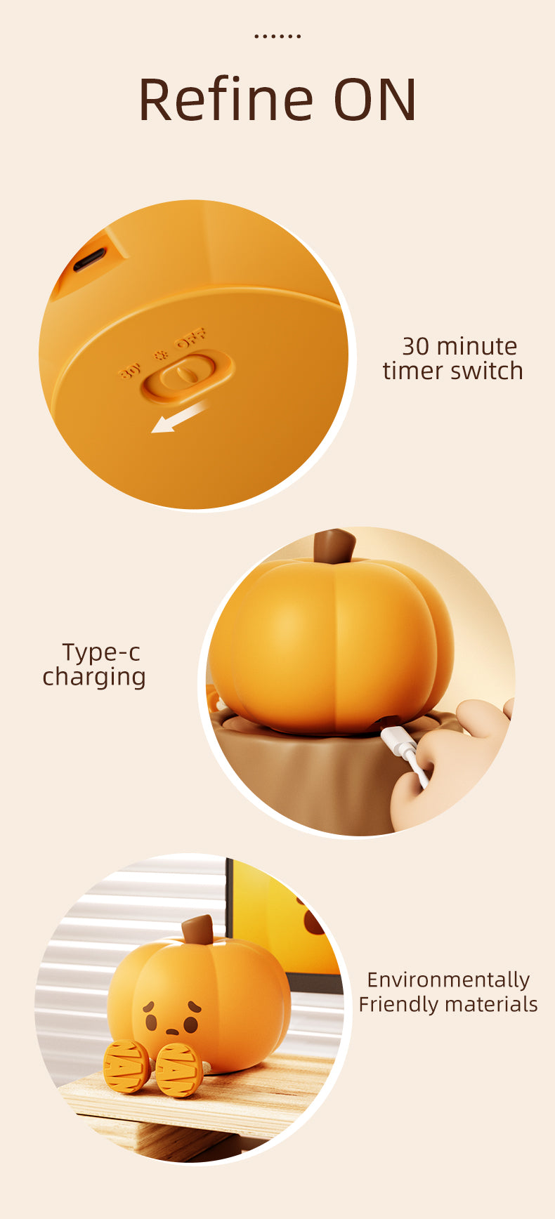Little pumpkin night lights
