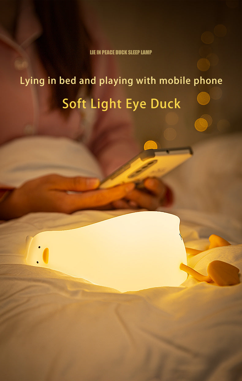 Lie in peace duck sleep lamp