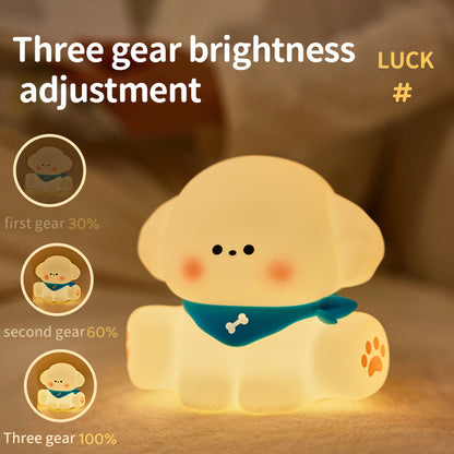 Cute Puppy Silicone night light